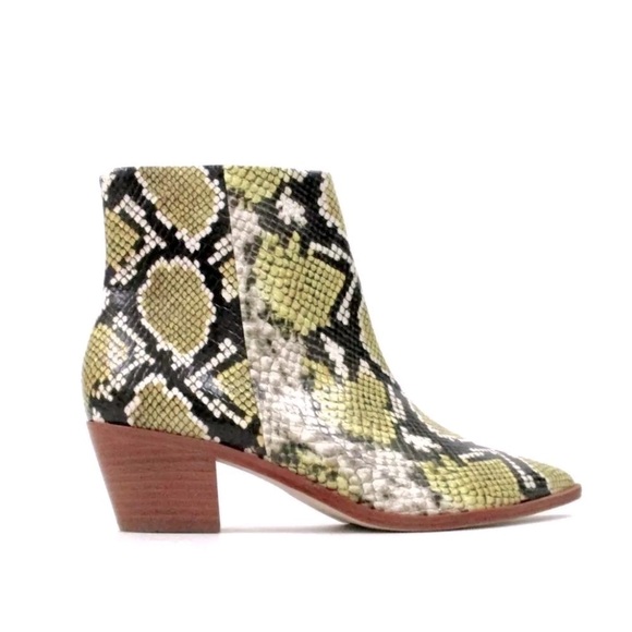 Ulla Johnson Cruz Snakeskin Leather Boot in Honey Size 39 - Picture 3 of 16